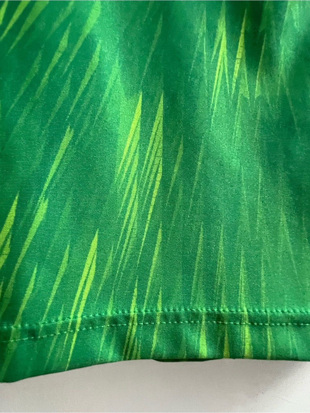 Nike Green & Lime Geometric Racerback Workout Running Tank Bright - Picture 5 of 10